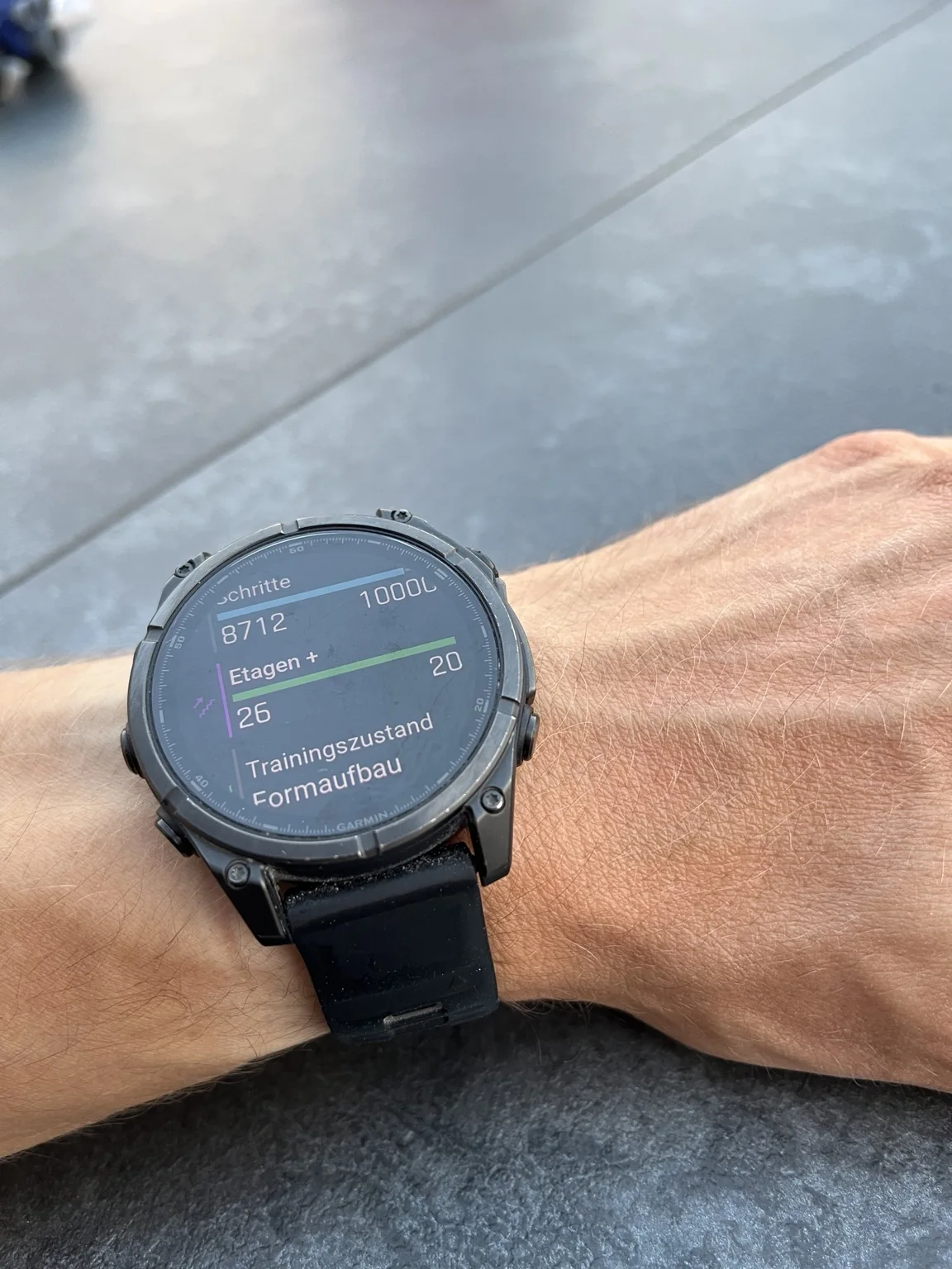 Garmin Fenix 8 used in everyday life